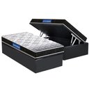 Ver imagem 1 de Cama Box Baú Solteiro: Colchão Molas Ensacadas Probel D23 Guarda Costas Super Resistente + Base