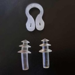 Kit Protetor de Ouvido Tampao Nariz Prendedor Nasal Anatomico Natacao Adulto Infantil Auricular com - 5