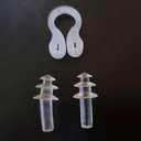 Ver imagem 5 de Kit Protetor de Ouvido Tampao Nariz Prendedor Nasal Anatomico Natacao Adulto Infantil Auricular com