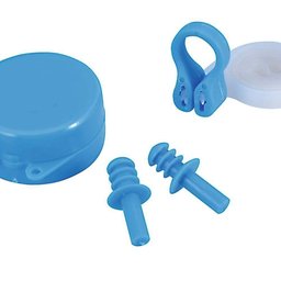 Kit Protetor de Ouvido Tampao Nariz Prendedor Nasal Anatomico Natacao Adulto Infantil Auricular com - 2