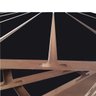 Painel Canaletado Preto - 1,22 x 1,22 + Canaletas Pretas - 4