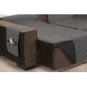 Ver imagem 5 de Protetor Matelado Sofá Retrátil Assento 2,40m Cinza/Preto