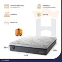 Ver imagem 3 de Colchão Super King Size Benton 193x203x33 Cinza c/ Molas Ensacadas