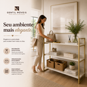 Ver imagem 6 de Aparador Cantinho do Café Buffet Industrial 3 Prateleiras Decorativo Sala Hall Entrada