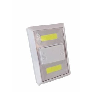Luminária Quadrada 2 Led Sobrepor Liga/desliga
