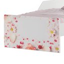 Ver imagem 3 de Cama Infantil com Colchão Rosas Simples MDF Branco Mini Cama Cambel Móveis