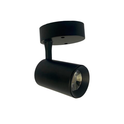 Spot Sobrepor C/ Led 7w 6000k Preto
