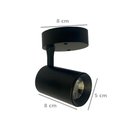 Ver imagem 2 de Spot Sobrepor C/ Led 7w 6000k Preto