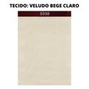 Ver imagem 2 de Poltrona Mona Luxo Madeira Maciça Veludo Bege Claro