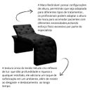 Ver imagem 5 de Maca Estofada Estética Cílios Regulável Spa Veludo Ana:preto