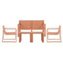 Ver imagem 1 de Conjunto 2 Poltronas, 1 Sofá 2 Lug e 2 Mesas Área Externa Verte Eco Rivatti Fibra Polipropileno P