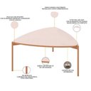 Ver imagem 3 de Mesa de Centro Decorativa Industrial Trina D05 Off White