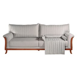 Conjunto Sofá Living Vitória 2,20m + Cama Pet Vitória - 2