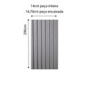 Ver imagem 4 de Painel Ripado Interno Liso de Poliestireno 290cm X 14cm 0,10cm Espessura Formaco Decor