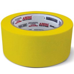 Kit 6 Fita Crepe Automotiva A128ra Amarela 48mm X 40m Adere - 2