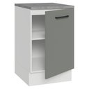 Ver imagem 6 de Balcão de Cozinha 50cm 1 Porta Branco/cinza Agata Madesa