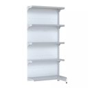 Ver imagem 1 de Gondola Parede 170 Fit Continuação Branco 5 Bandeja Sp Etiqueta