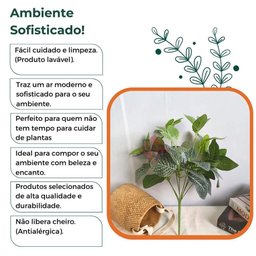 Planta Artificial Mosaico - 8