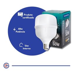 Lâmpada Led Bulbo 50W E27 6500K Bivolt Tramontina - 4