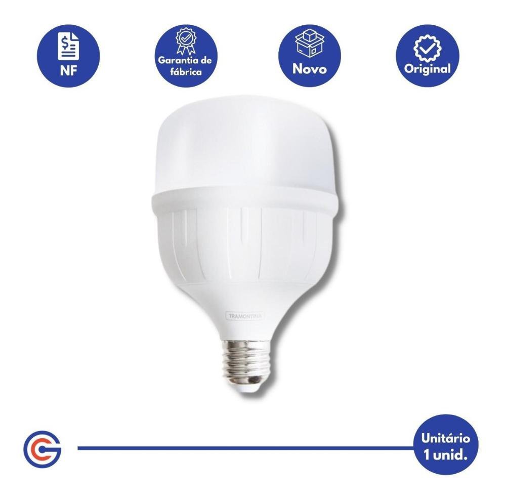 Lâmpada Led Bulbo 50W E27 6500K Bivolt Tramontina - 3