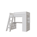 Ver mais imagens de Cama Alta Beliche Office Infantil Multifuncional com 6 Gavetas Micenas Yescasa Branco