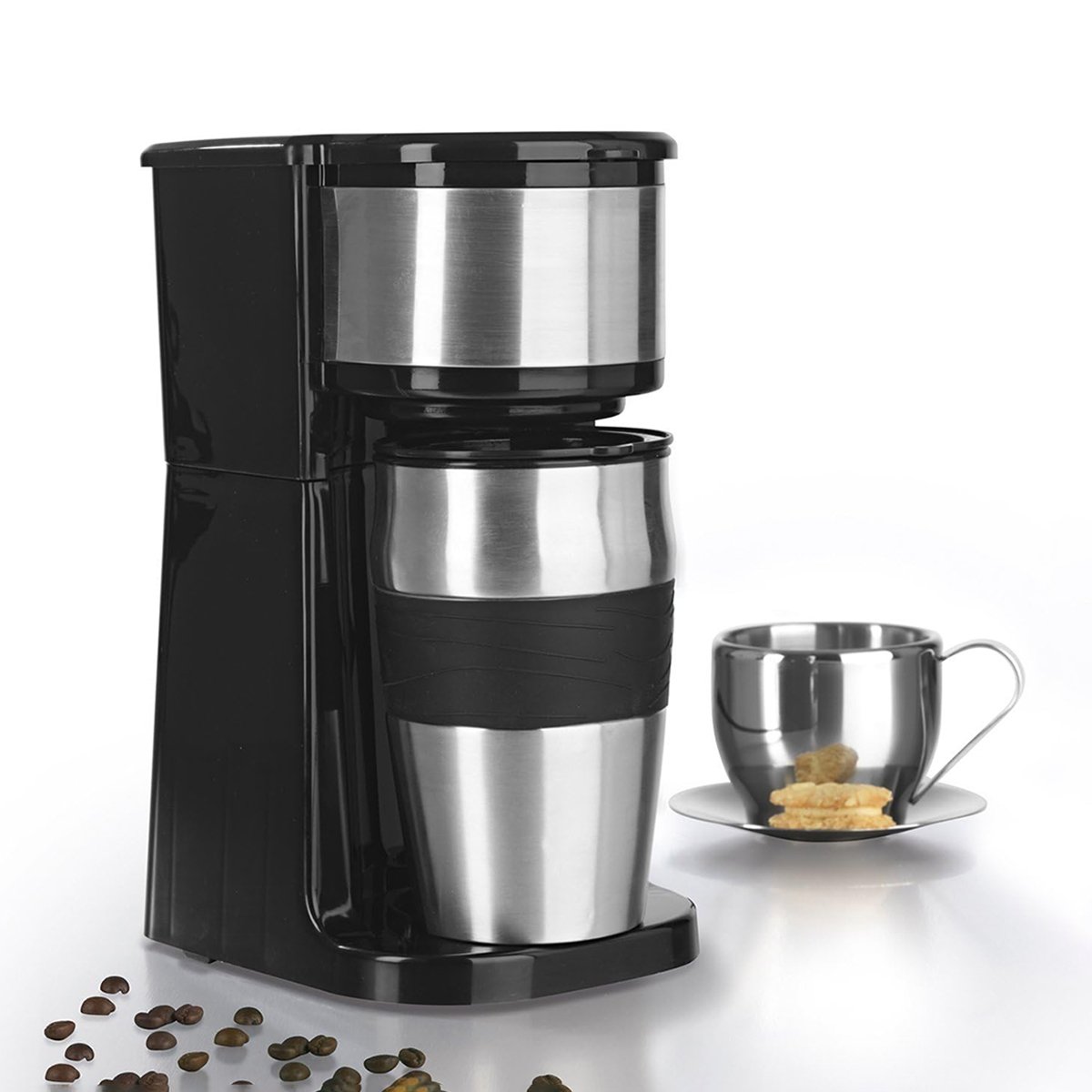 Cafeteira Elétrica com Copo Térmico Inox:220v | MadeiraMadeira