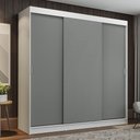 Ver imagem 2 de Guarda-roupa Casal Madesa Reno 3 Portas de Correr