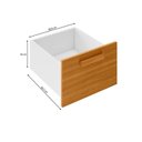 Ver imagem 2 de Cama Alta Beliche Office Infantil Multifuncional com 6 Gavetas Micenas Yescasa Branco/Freijó