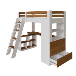 Cama Office Infantil Multifuncional com 6 Gavetas e Escrivaninha Micenas Yescasa - 10