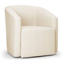 Ver imagem 4 de Poltrona Decorativa Base Giratória Kit 2 Stella Max Linho D03 - D’Rossi