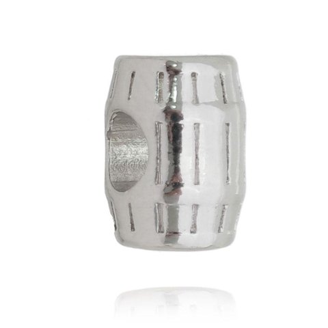 Charm Barrilzinho Revestido em Ródio