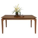 Ver imagem 4 de Mesa de Jantar Portugal em Madeira Maciça e MDF L 180 X P 90 X Alt 77 Natural Marrom