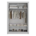 Ver imagem 2 de Guarda Roupa Solteiro 2 Portas Liz Yescasa Branco