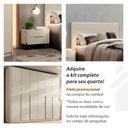 Ver imagem 5 de Conjunto Cabeceira Queen com 2 Mesas de Cabeceira 320cm Cor:grigio com Dourado
