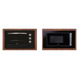 Conjunto de Embutir Fischer com Forno Elétrico 48L + Micro-ondas 25L Fit Line 220v - 1