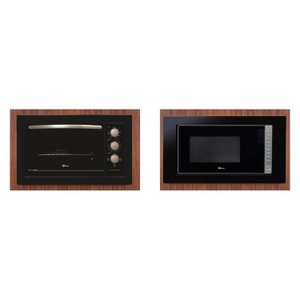 Conjunto de Embutir Fischer com Forno Elétrico 48L + Micro-ondas 25L Fit Line 220v