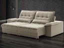 Ver imagem 1 de Sofá Bergamo 2,10m Retrátil e Reclinável Veludocristal Fendi - Netsofas