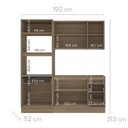 Ver imagem 3 de Cozinha Compacta 3 Peças Torre Quente para Fornos Aéreo 3 Portas e Balcão 2 Portas 3 Gavetas