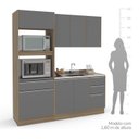 Ver imagem 4 de Cozinha Compacta 3 Peças Torre Quente para Fornos Aéreo 3 Portas e Balcão 2 Portas 3 Gavetas