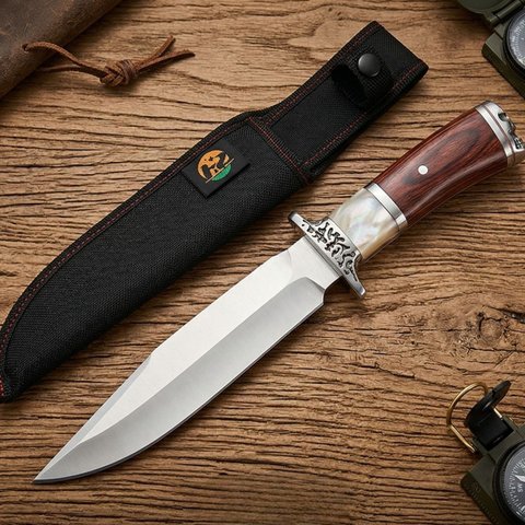 Faca Artesanal Perolado 7" para Churrasco
