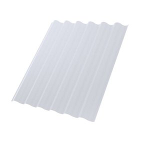 Kit 10 Telhas Translucida PVC 2,44 X 1,10 ONDAFORT