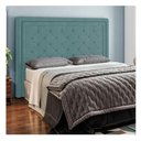 Ver imagem 6 de Cabeceira Solteiro P04 100 Cm Suede Turquesa Tca 946