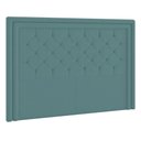 Ver imagem 1 de Cabeceira Solteiro P04 100 Cm Suede Turquesa Tca 946