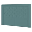 Ver imagem 4 de Cabeceira Solteiro P04 100 Cm Suede Turquesa Tca 946