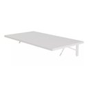 Ver imagem 2 de Mesa de Parede Dobravel Supensa com Suporte 50x35 Branca:branco