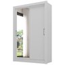 Guarda Roupa Solteiro 2 Portas - com Espelho Liz Yescasa - 3
