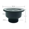 Valvula Cozinha Americana 1621 Inox C/ Cestinha Abs 6 Cm - 3 1/2 " Rainha Metais - 2