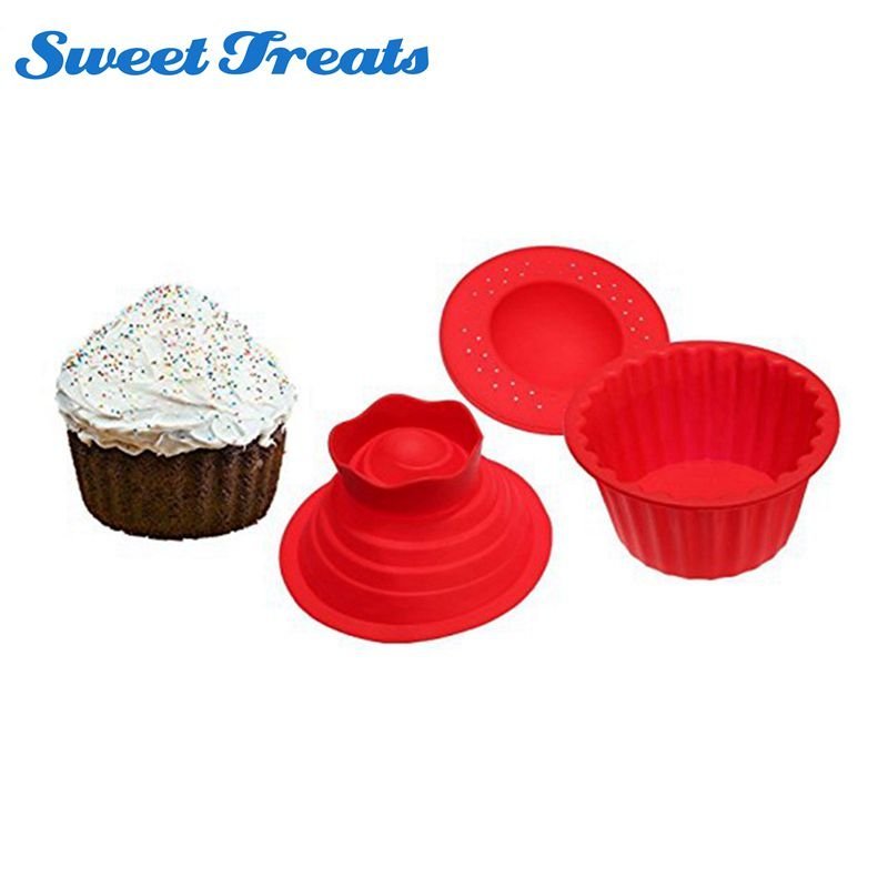 Forma De Silicone Gigante Para Cupcakes SWEET TREATS, Formas Resistentes Ao Calor - 4