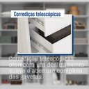 Ver imagem 6 de Guarda-Roupa Casal Ripado 2 Portas 4 Gavetas com Espelho Suburban Yescasa Branco