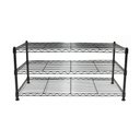 Ver imagem 2 de Estante Aramada Click de Aço com 3 Prateleiras Closet 120 Cm Preta